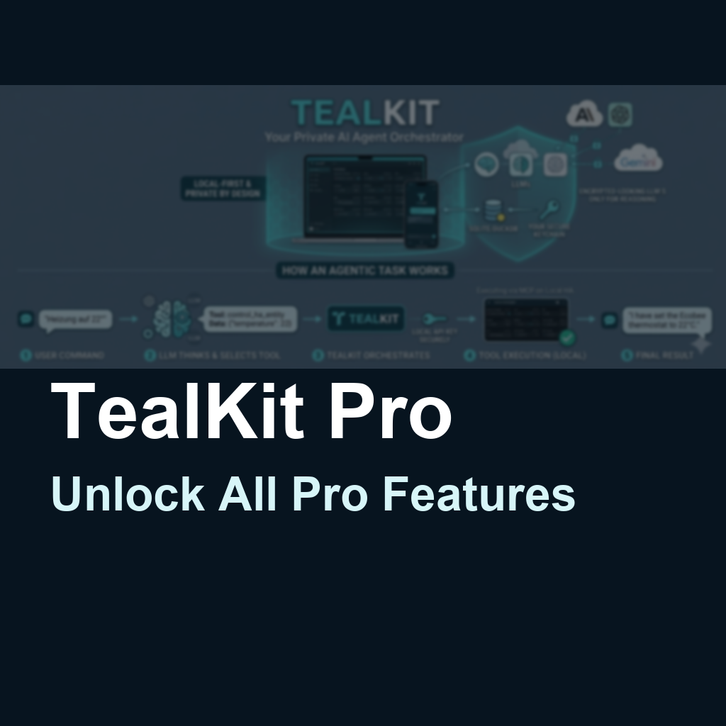 TealKit – AI Agent for Mobile